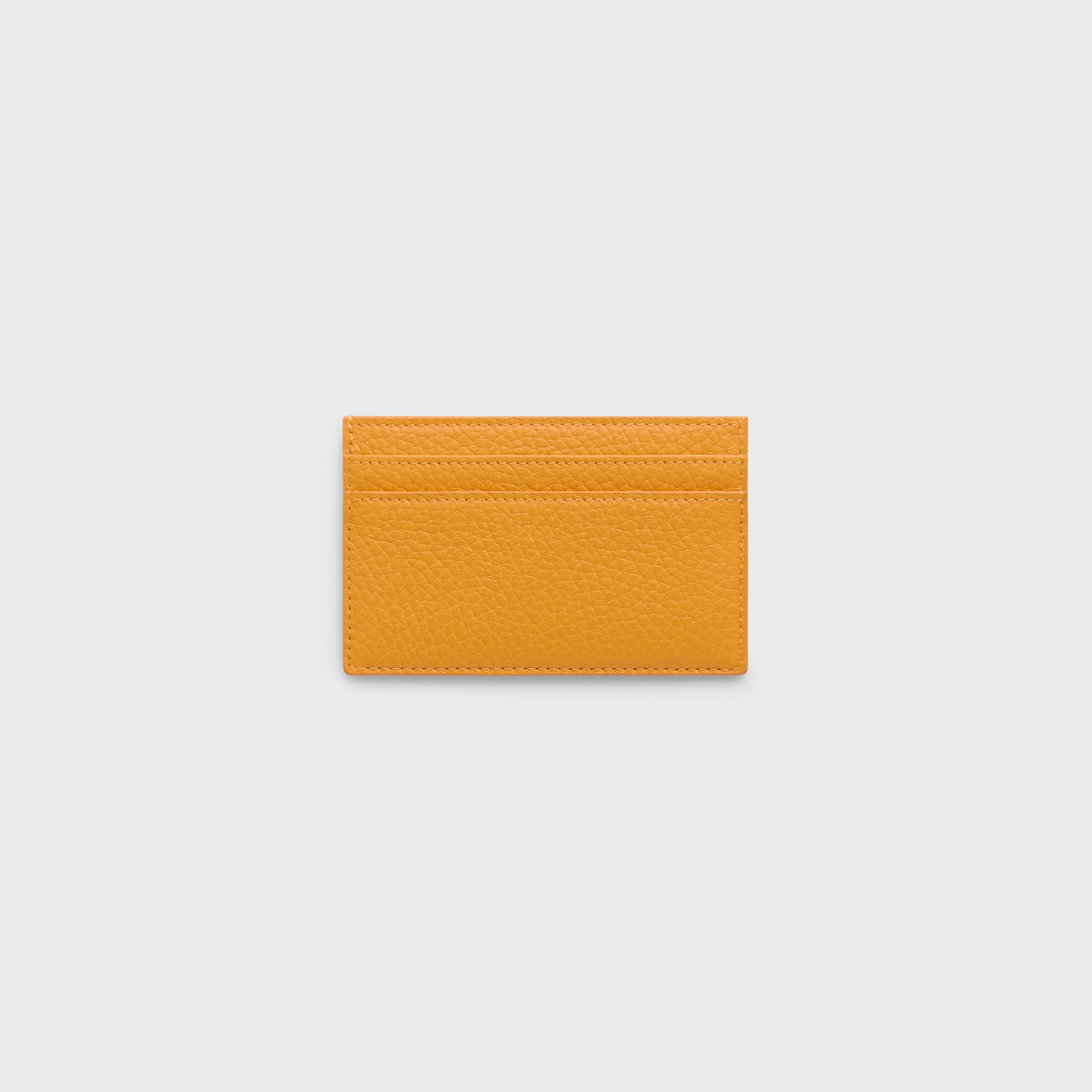 CELINE JOKERカード ゴールド 箱付き CARD HOLDER IN GRAINED CALFSKIN - MERIGOLD | CELINE