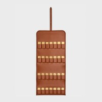 Domino Case in Triomphe Canvas and Lambskin - Tan - HOME - 1 | CELINE