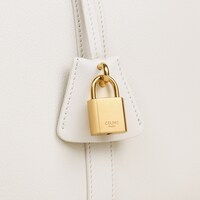 Large Boston IN SUPPLE GRAINED CALFSKIN - RICE - MORE LINES - 1 | CELINE