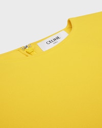 dress IN SILK GEORGETTE - MIMOSA -  - 2 | CELINE