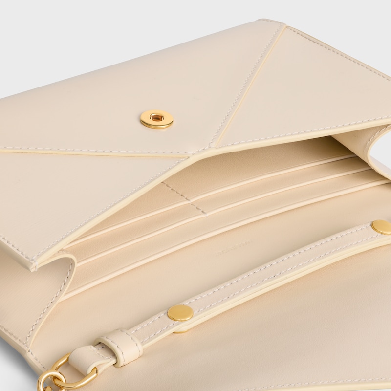 信封型飾鍊錢包 - 奶白色 - 更多款式 - 1 | CELINE