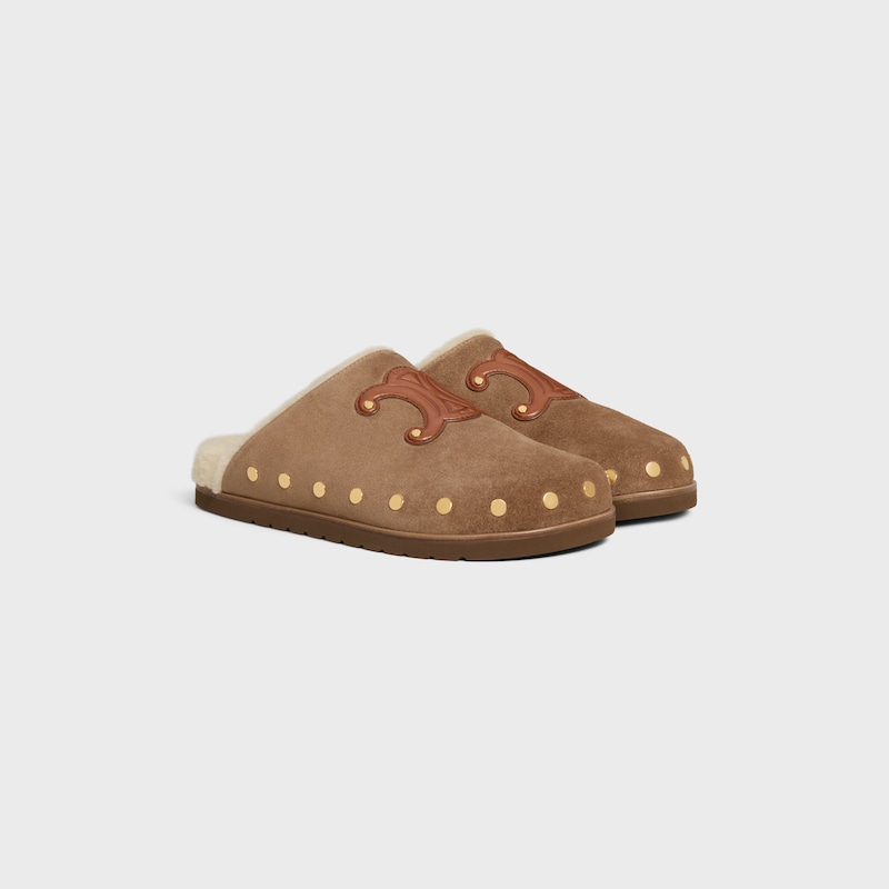 CELINE PITEA CLOG IN Calfskin - PEANUT -  - 1 | CELINE