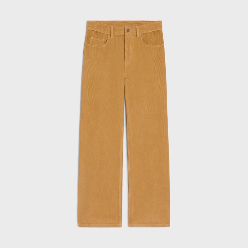 jolene jeans in corduroy - HARVEST SKY LIGHT STONE WASH -  - 1 | CELINE