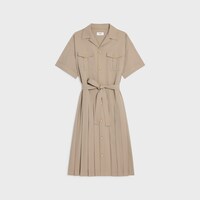 saharienne dress IN cotton gabardine - DUNE -  - 1 | CELINE