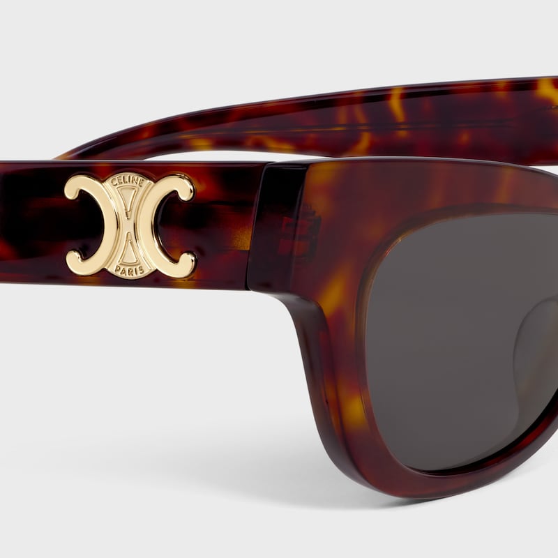 Triomphe 19 sunglasses in Acetate - RED HAVANA -  - 1 | CELINE