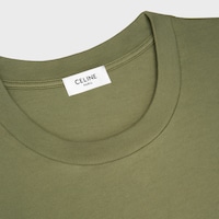t-shirt IN cotton jersey - KAKI / OFF WHITE -  - 2 | CELINE