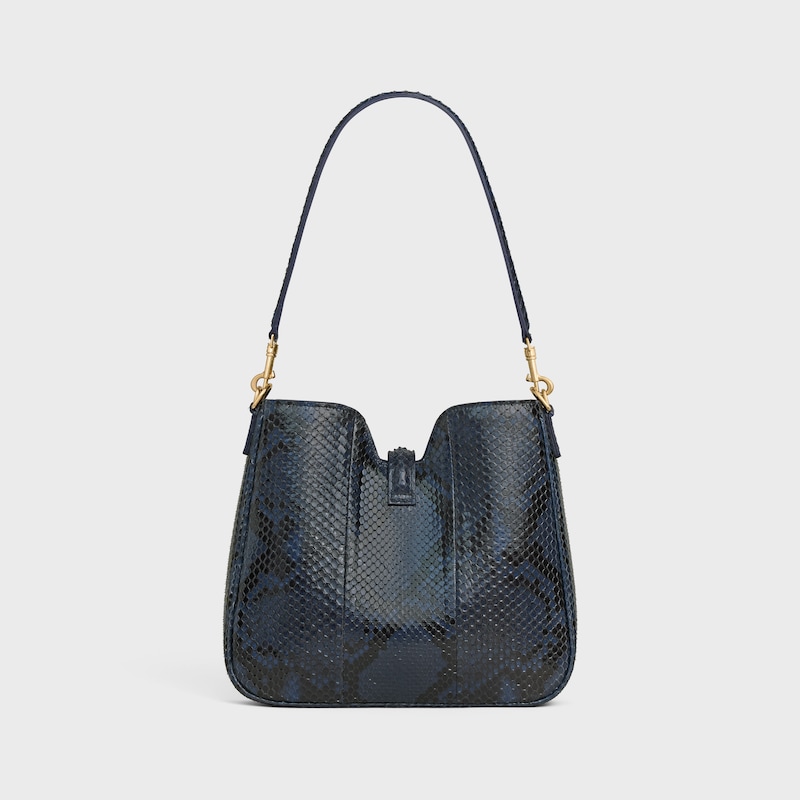 SMALL CAMILLE 16 SOFT BAG IN PYTHON - DEEP NAVY - CAMILLE - 1 | CELINE