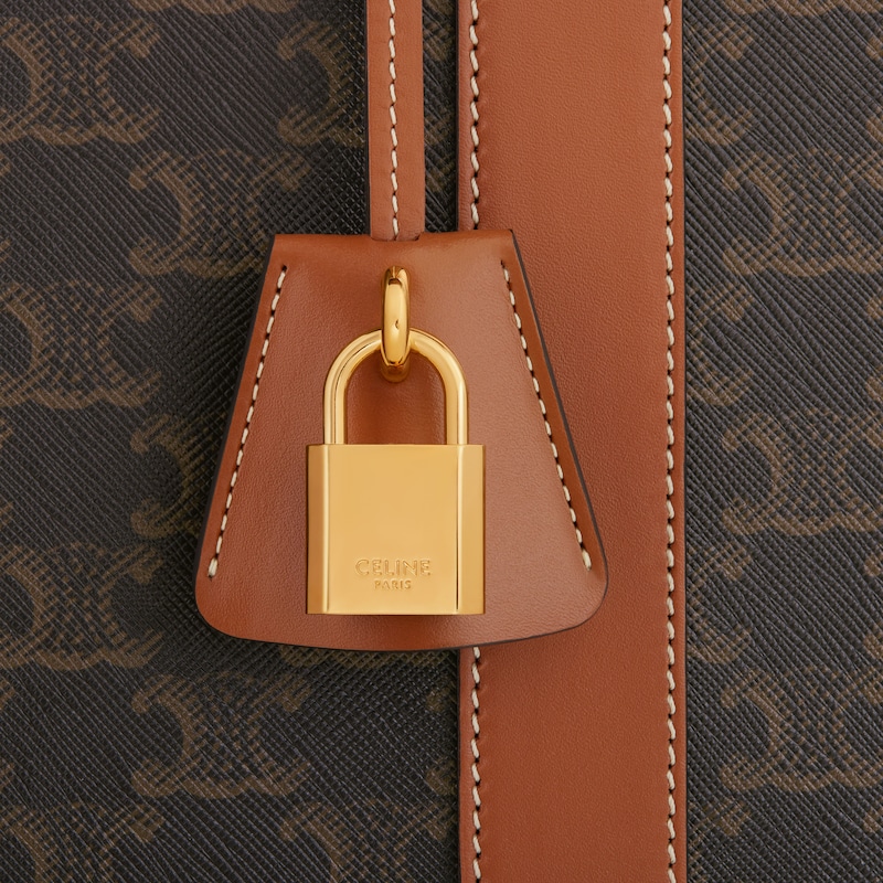 Soft Luggage 70 in Triomphe Canvas and Calfskin - TAN - HAND-PICKED GIFTS - 1 | CELINE