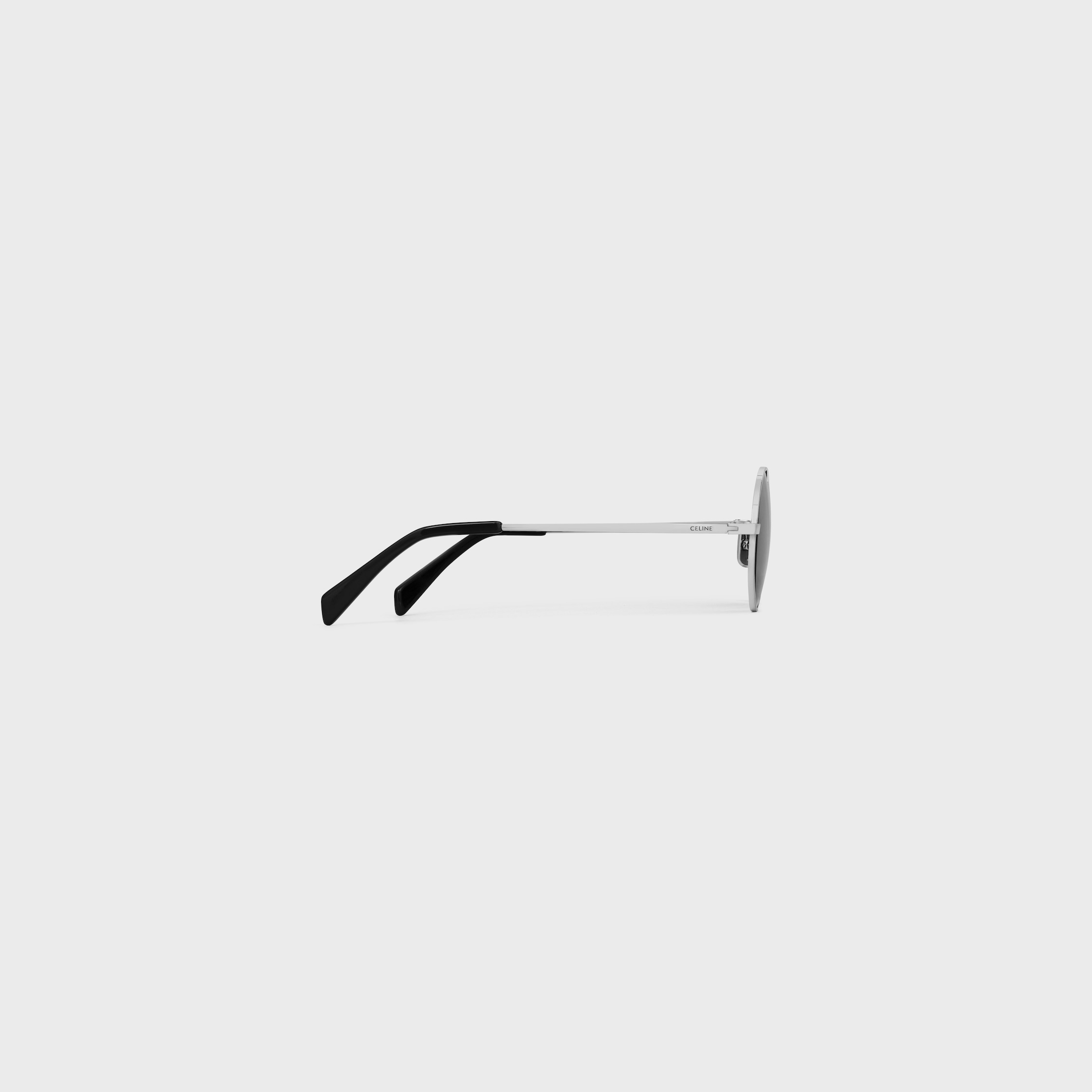 Metal Frame 26 Sunglasses in Metal - SILVER / SMOKE | CELINE