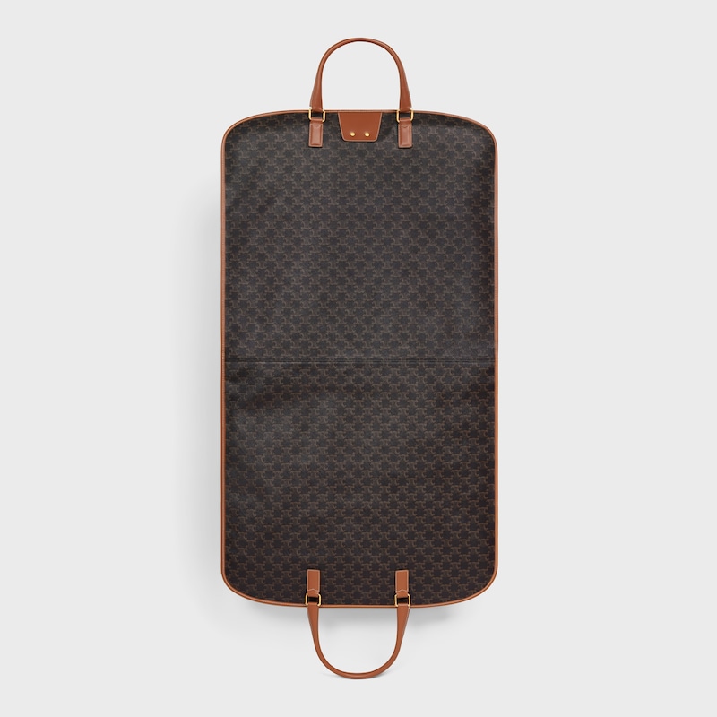 Housse pour Vêtement Toile Triomphe et Veau - TAN - CELINE MAISON - 1 | CELINE