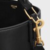 MEDIUM BUCKET LOUISE IN SMOOTH CALFSKIN - BLACK - CROSS-BODY BAGS - 4 | CELINE
