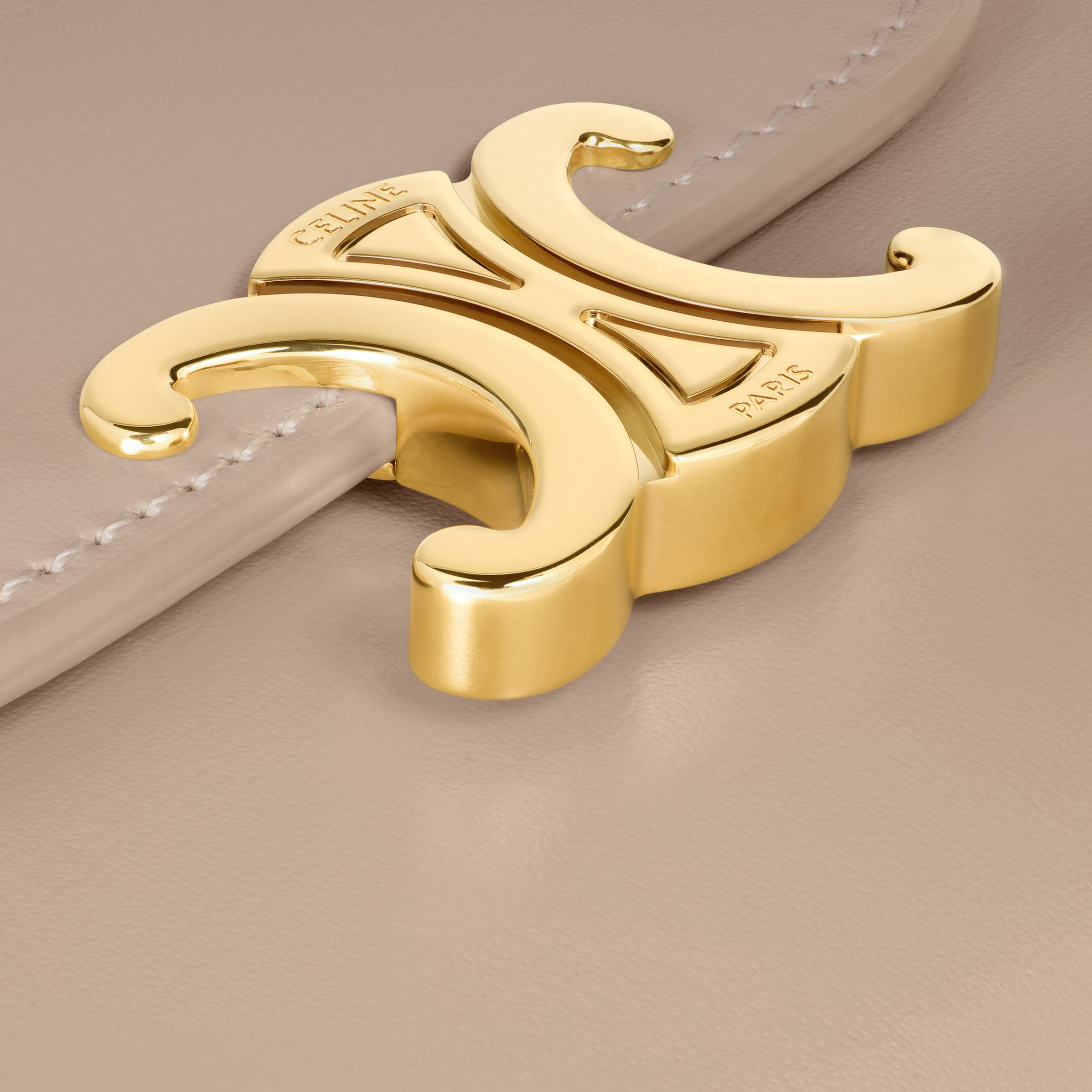 スモール フラップウォレット トリオンフ / シャイニーカーフスキン