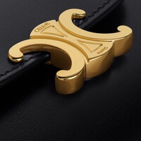 スモール フラップウォレット トリオンフ / シャイニーカーフスキン - ブラック - プチギフト - 1 | CELINE