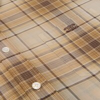 loose shirt IN LIGHT CHECKED COTTON - SABLE/BEIGE/MARRON -  - 1 | CELINE