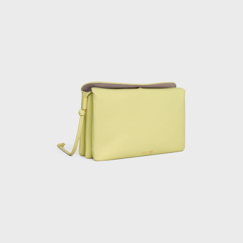 TRIO FLAP IN Smooth Lambskin - CITRUS - GIFTS FOR HER - 1 | CELINE