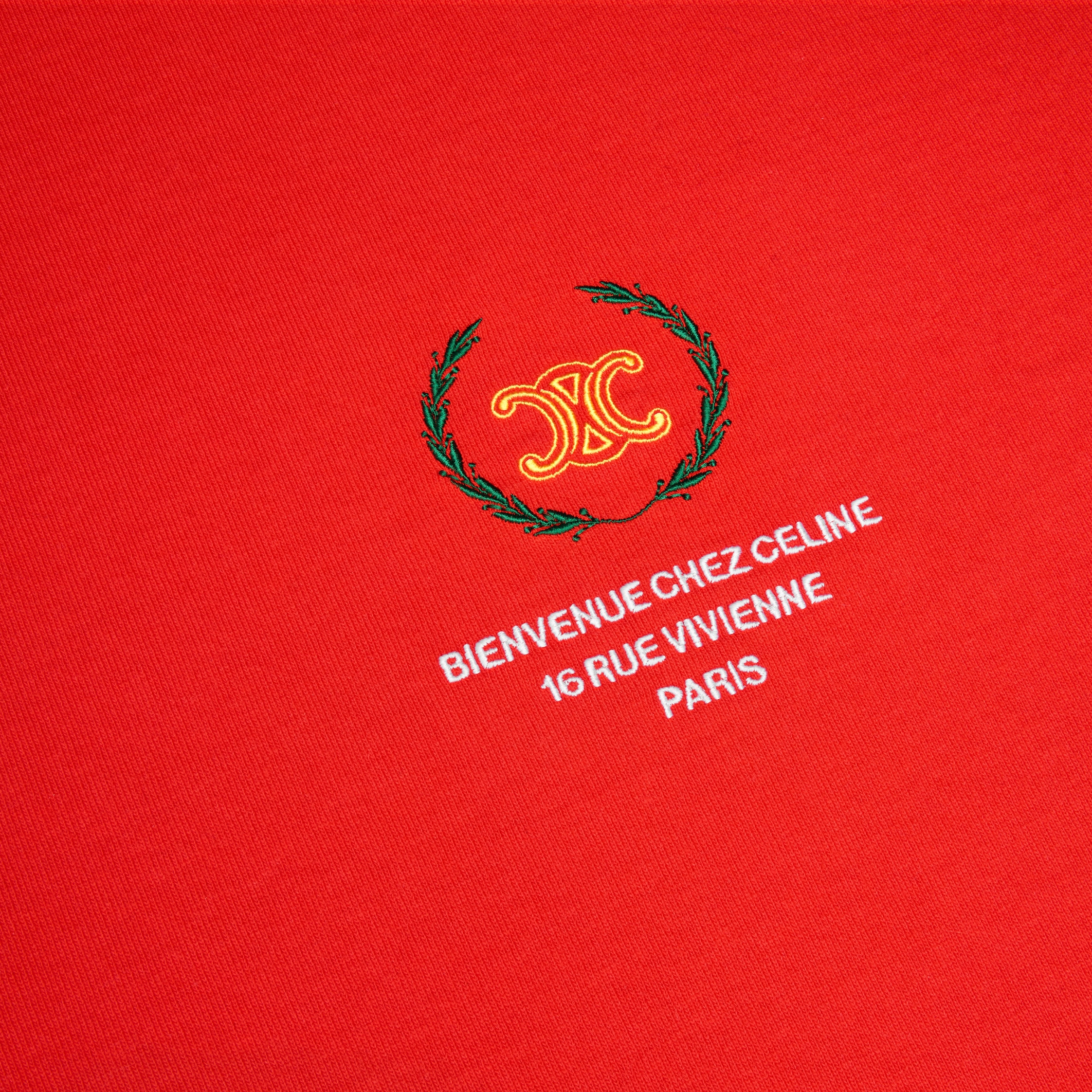 t-shirt IN cotton jersey - RED CYCLIST/ YELLOW | CELINE