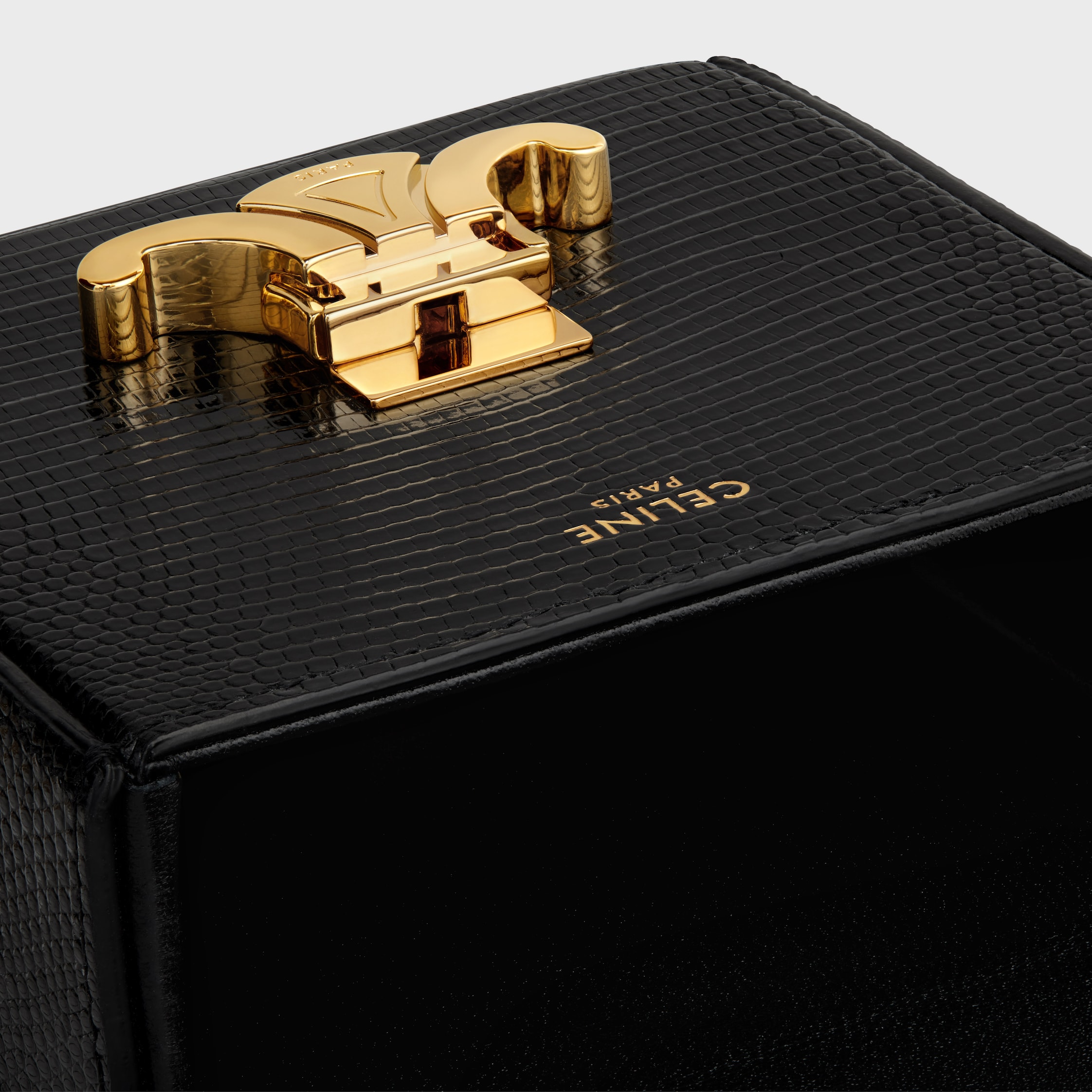 【CELINE】lizard Exotic C bag with Pampille【ランク:Ａ】 CELINE】lizard Exotic C bag with Pampille【ランク:A