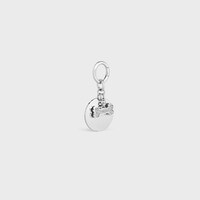 Bone strass plate dog medal in brass - SILVER - DOG ACCESSORIES - 2 | CELINE