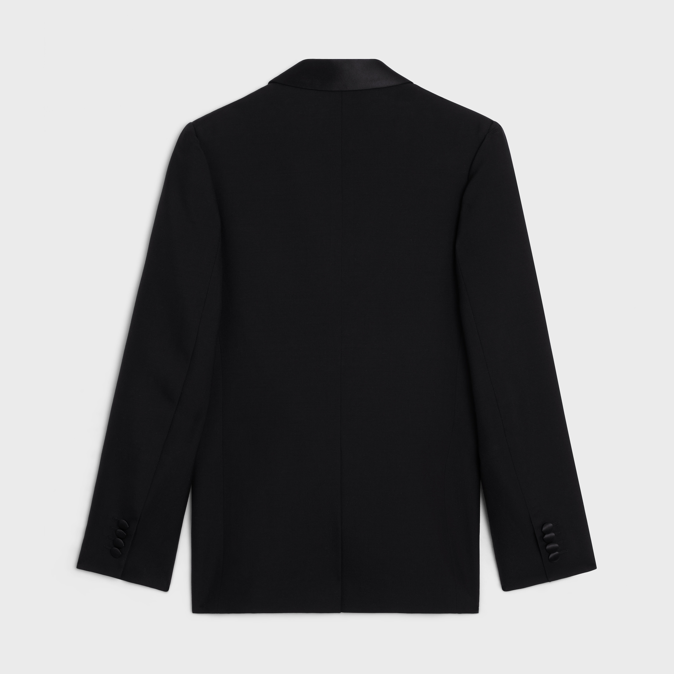 【CELINE】CLASSIC TUX JACKET IN MOHAIR AND SILK classic tux jacket in mohair and silk - BLACK | CELINE