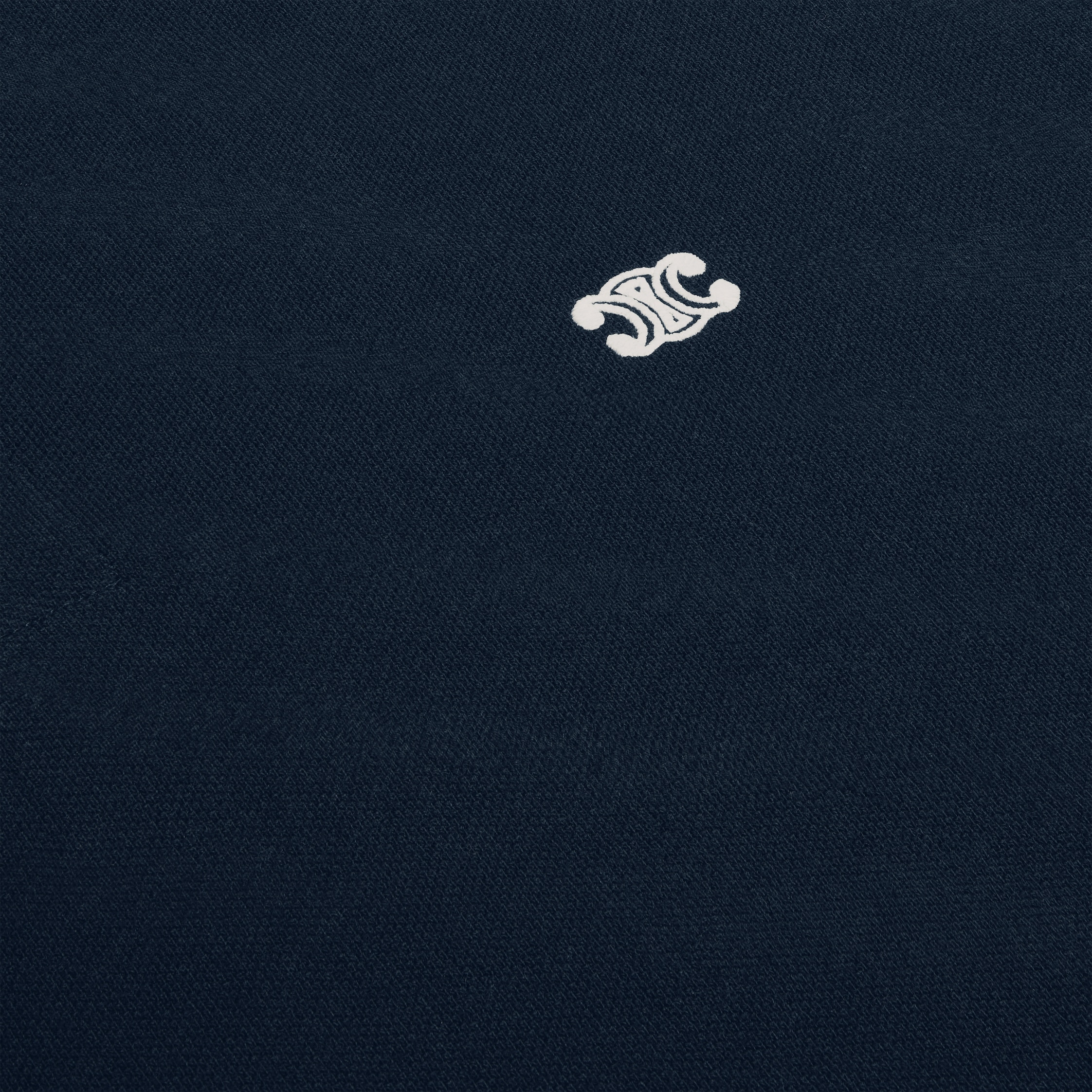 【CELINE】POLO SHIRT WITH TRIOMPHE●2X75H0ZWR07OW Celine Triomphe Logo Embroidered Polo Shirt | italist