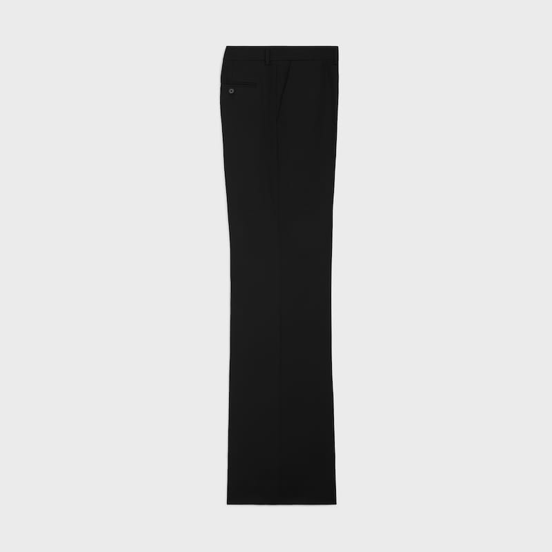 PANTAL&Oacute;N BNF DE GABARDINA DE LANA - NEGRO -  - 1 | CELINE