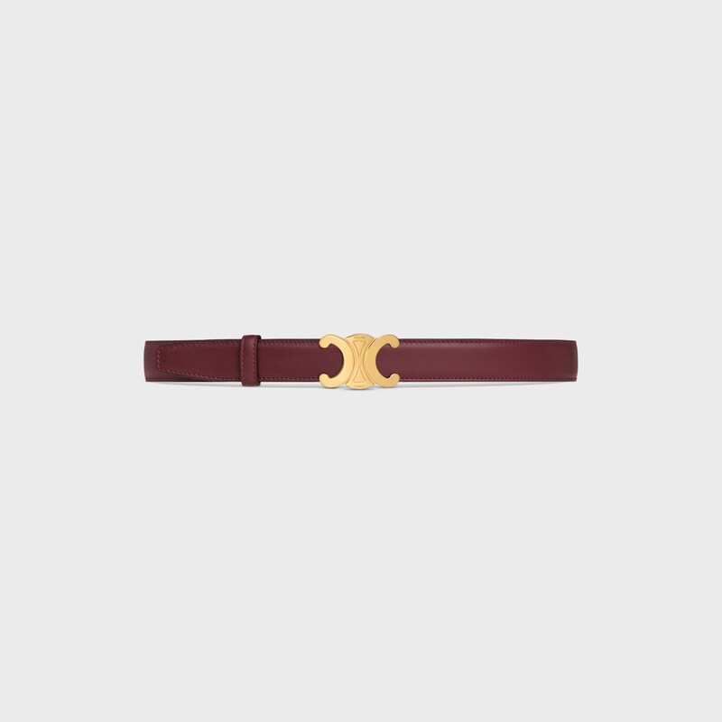 Reversible Strap 25MM IN Smooth and Grained Calfskin -  -  - 1 | CELINE