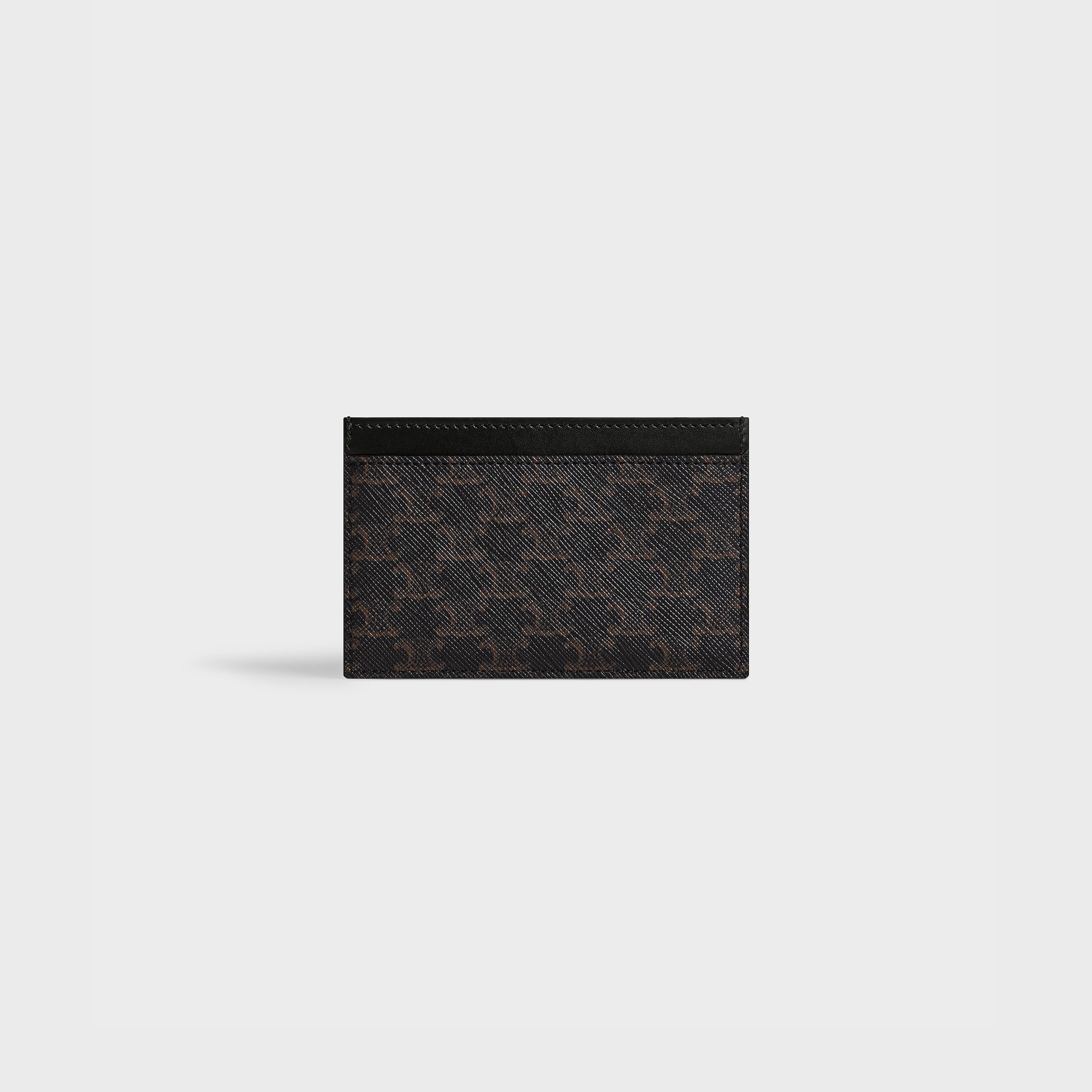 【CELINE】トリオンフキャンバスとカーフスキンのカードホルダー CELINE】トリオンフキャンバス ジップ付きカードホルダー