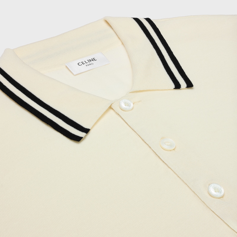 TRIOMPHE精梳棉POLO衫 - 淡褐色/黑色 -  - 1 | CELINE