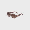 Triomphe 01 sunglasses in Acetate - MILKY HAZELNUT -  - 3 | CELINE