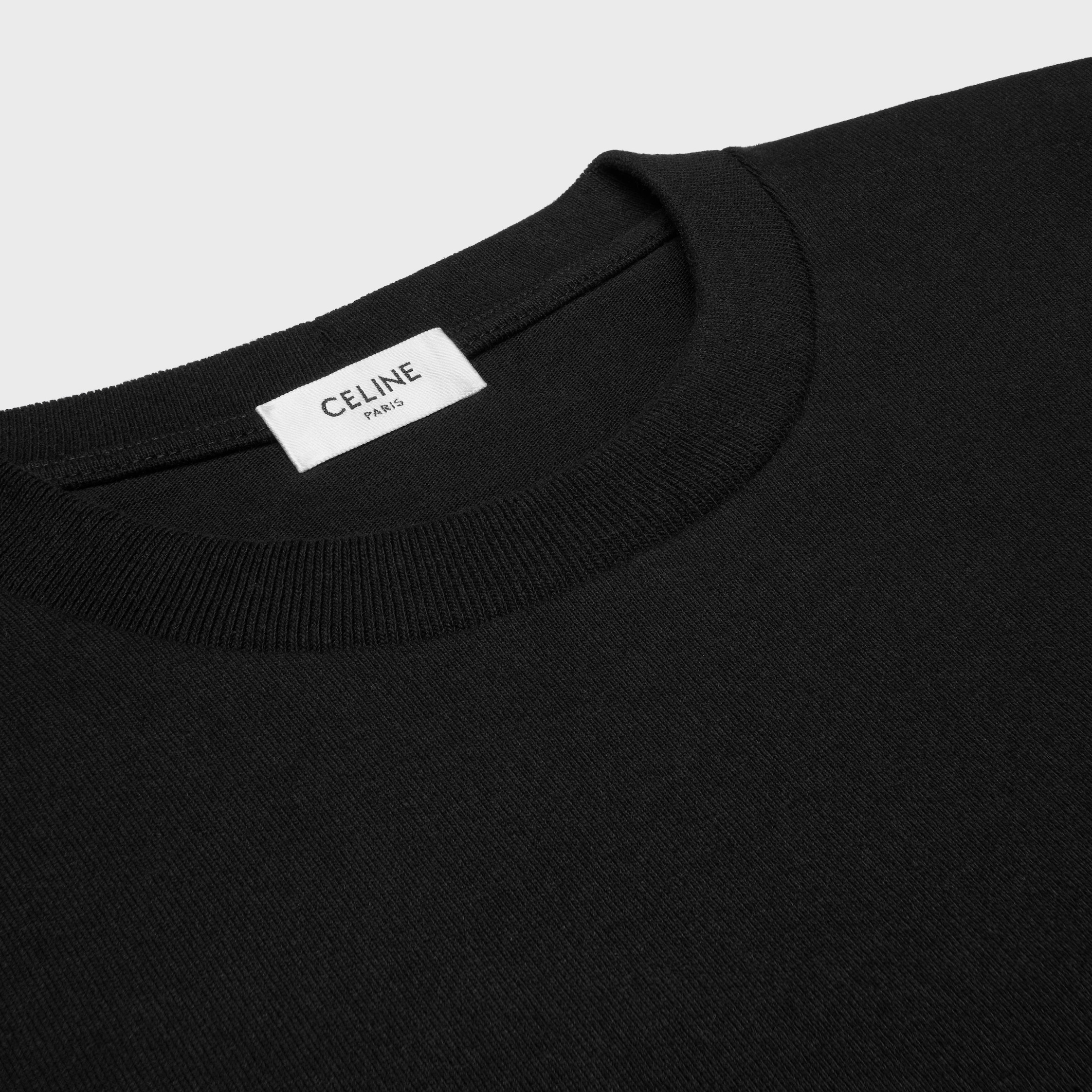 LOOSE T-SHIRT IN COTTON JERSEY - | CELINE