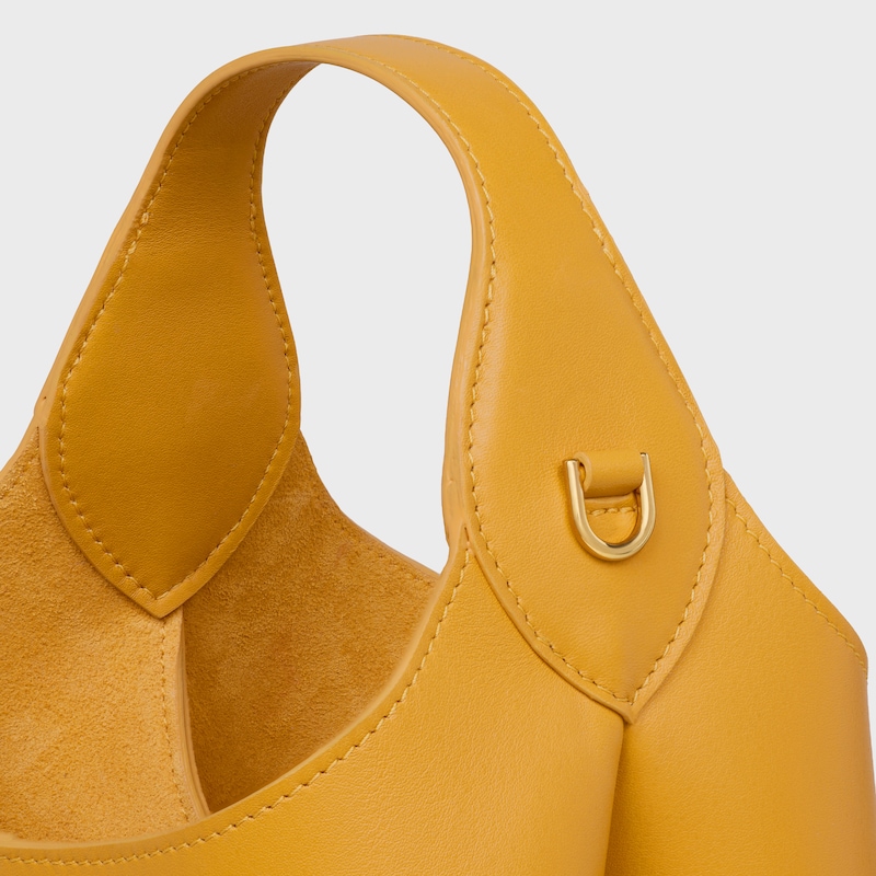 SMALL HOBO IN SUPPLE SMOOTH CALFSKIN - MARIGOLD - CROSS-BODY BAGS - 1 | CELINE
