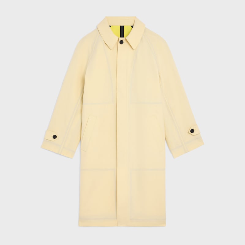 coat IN cotton - BEURRE/JAUNE -  - 1 | CELINE