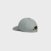 triomphe baseball cap in washed cotton - BLEU GRISE -  - 4 | CELINE