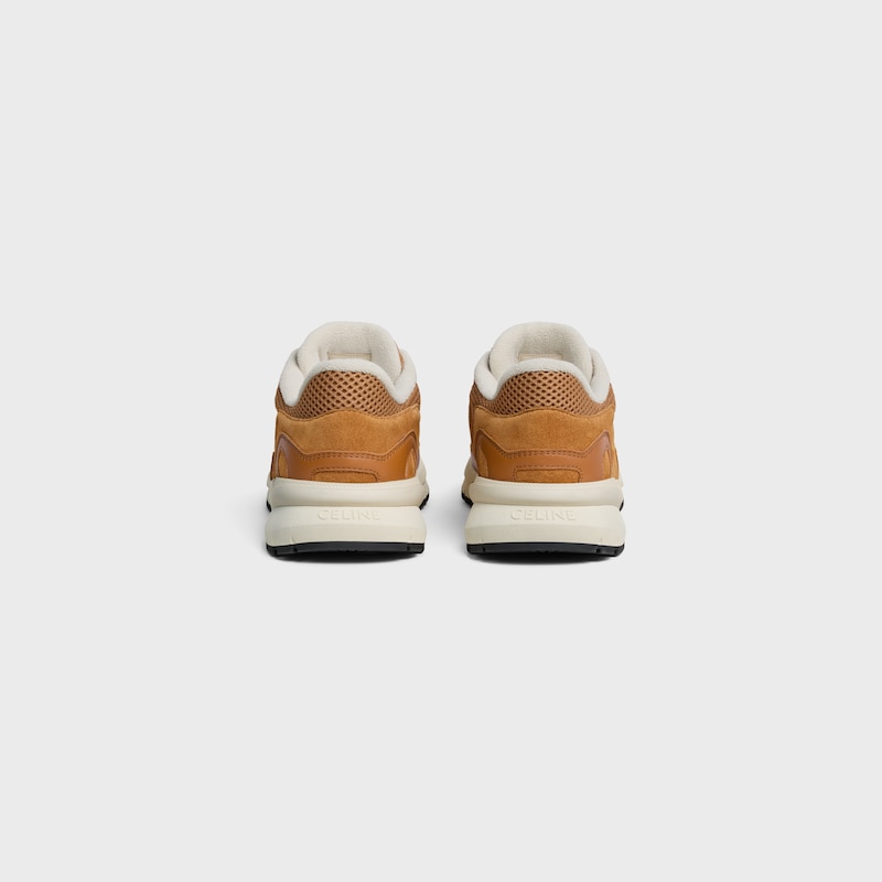 RUNNER SNEAKER IN CALFSKIN, SUEDE CALFSKIN AND MESH - SAHARA -  - 1 | CELINE