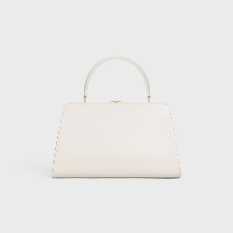 CELINE ANTOINETTE天然緞面牛皮革中號手袋 - 米白色 - 其他系列 - 1 | CELINE