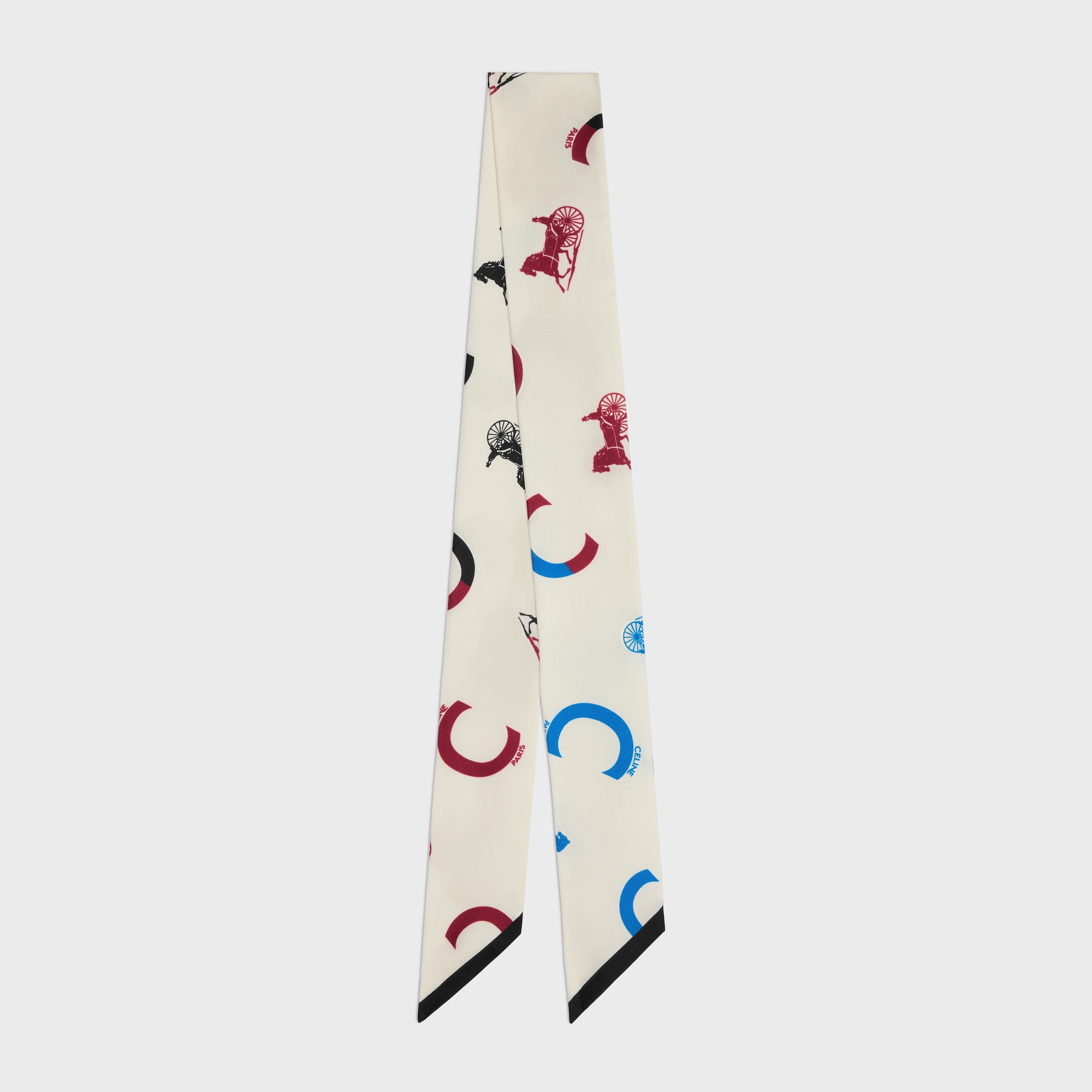 ラヴァリエール / シルクツイル - バニラ / ブルー / ブラウン | CELINE