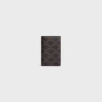 버티컬 카드 지갑 - 트리옹프 캔버스 - 블랙 - 트리옹프 캔버스 컬렉션 - 1 | CELINE