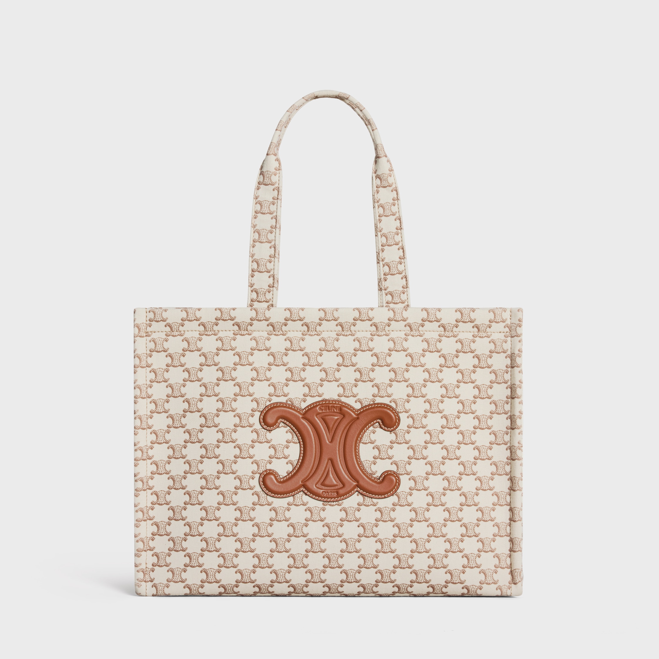 CELINE セリーヌ ハンドバッグ アイボリーx茶 - 4501825E0104 ハンドバッグ - レディース ハンドバッグ | CELINE | セリーヌ