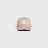 triomphe baseball cap in washed cotton - BLUSH -  - 2 | CELINE