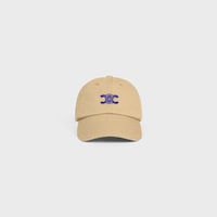 vivienne cap IN cotton twill - BEIGE / BLUE -  - 2 | CELINE
