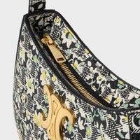 MEDIUM TILLY BAG IN TRIOMPHE CANVAS WITH FLOWER PRINT - MULTICOLOR - NEW - 1 | CELINE