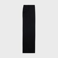 ethan trousers IN wool gabardine - BLACK -  - 2 | CELINE