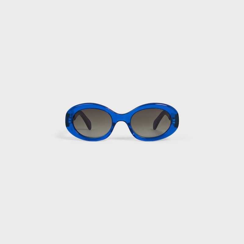 Triomphe 01 sunglasses in Acetate - Royal Blue -  - 1 | CELINE