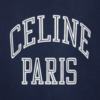 宽松卫衣 - 海军蓝/米白色 -  - 1 | CELINE