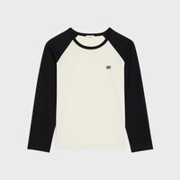 triomphe t-shirt IN cotton jersey - CREAM / BLACK -  - 1 | CELINE