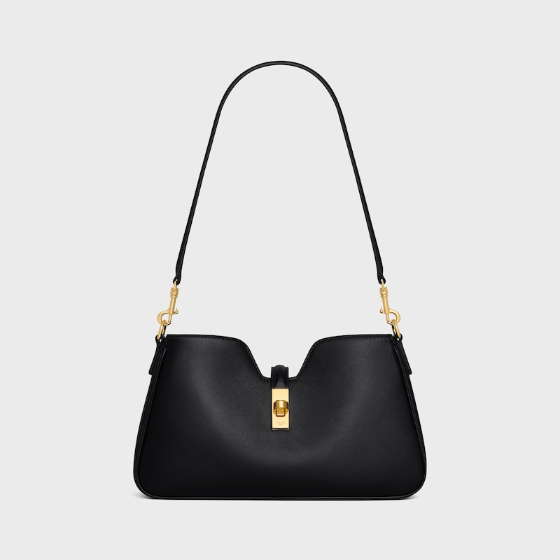 SHOULDER CAMILLE 16 SOFT IN SMOOTH CALFSKIN - BLACK - MORE LINES - 1 | CELINE