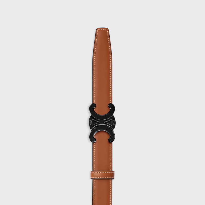 Reversible Strap 25MM IN TAURILLON AND NATURAL CALFSKIN -  -  - 1 | CELINE
