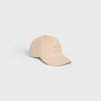 casquette baseball triomphe velours - CREME -  - 1 | CELINE