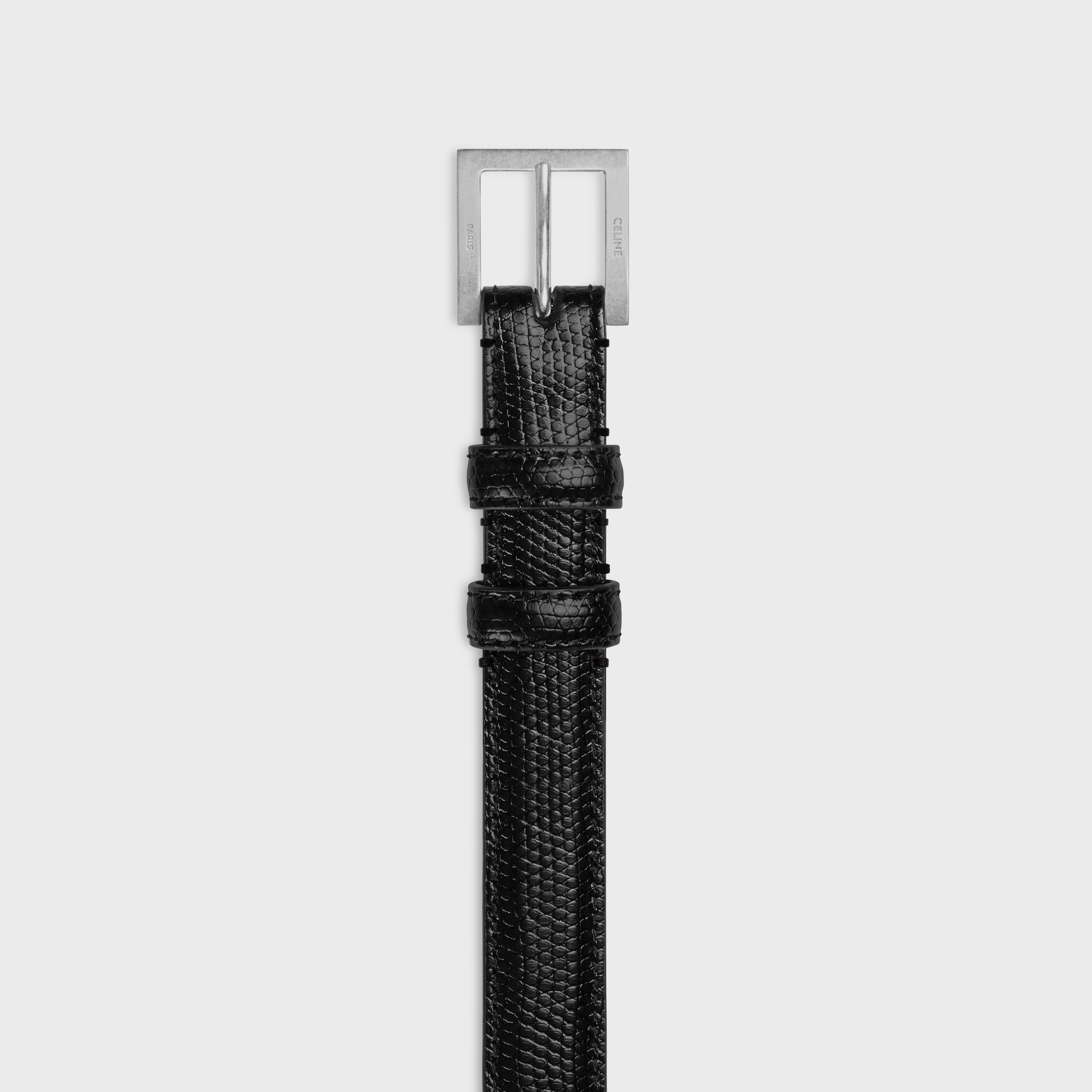 celineベルト BC-13 20MM ベルト / リザードエンボス加工カーフスキン