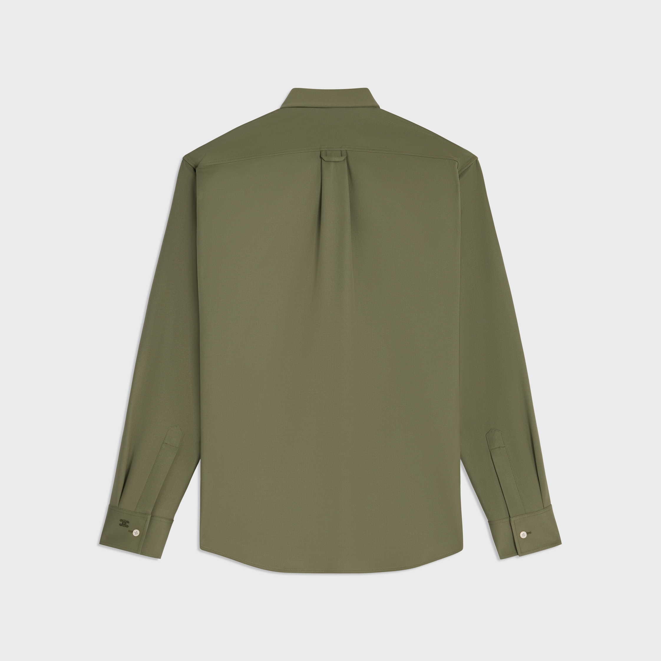 shirt IN WOOL - KAKI | CELINE